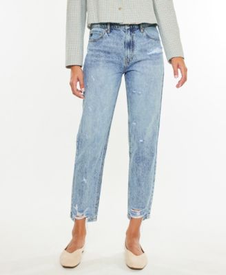 Women's Ankle Mom High Rise Jeans