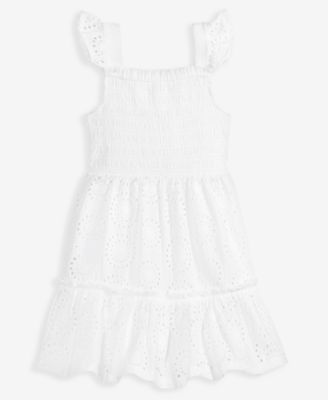 Cotton Eyelet-Embroidered Mommy & Me Smocked Dress - Toddler, Exclusively at Macy's
