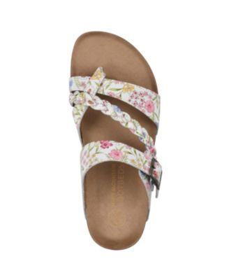 Women's Hazy Round Toe Flat Sandals