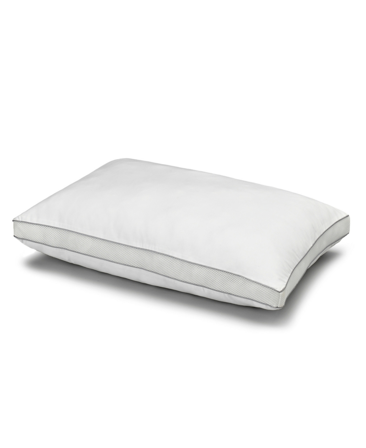 Ella Jayne Cotton Mesh Gusseted Medium Density Pillow, Standard