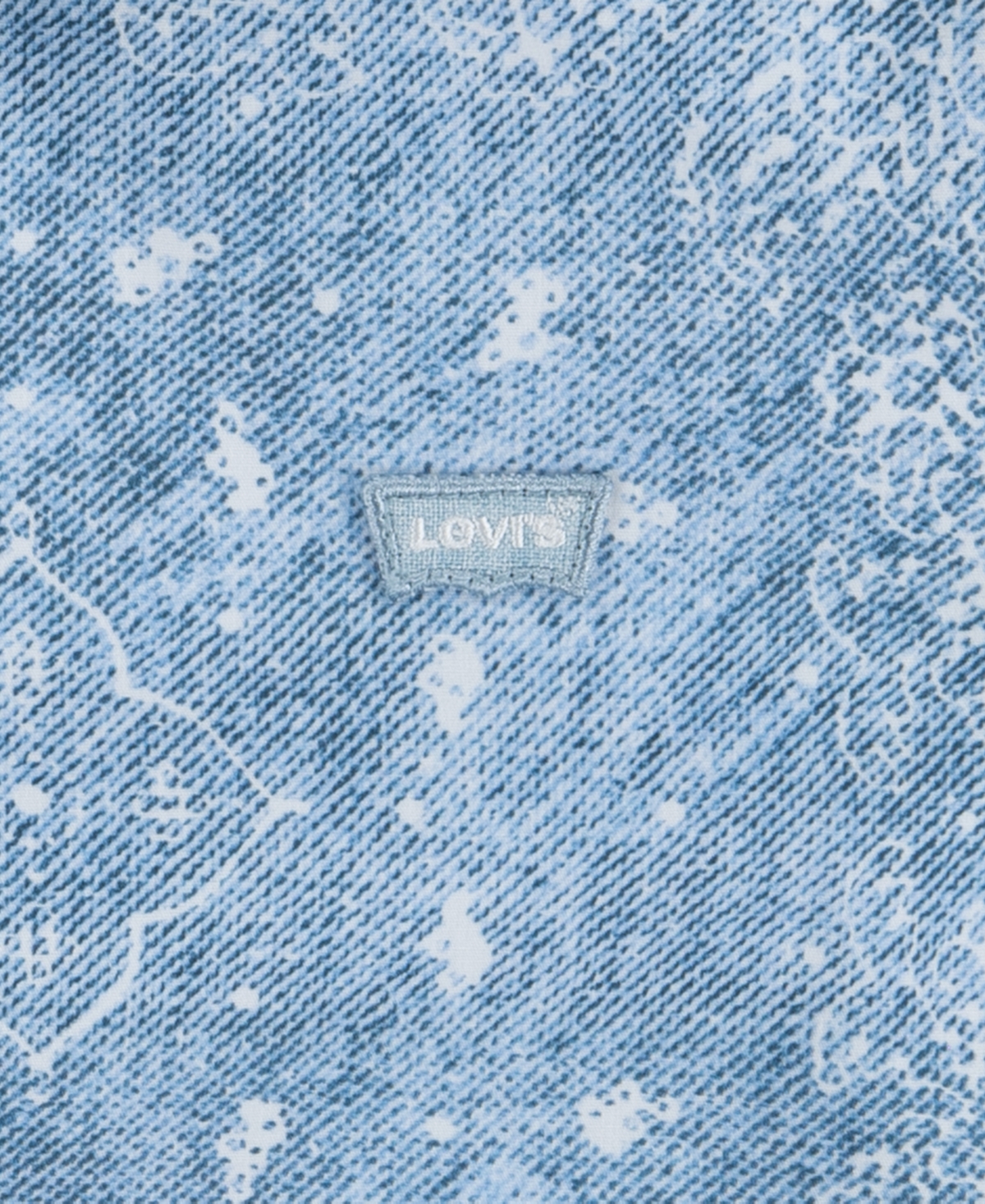 LEVI'S BIG BOYS BANDANA WOVEN SHIRT 