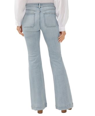 Women's Suki Mid Rise Curvy Fit Flare Jeans