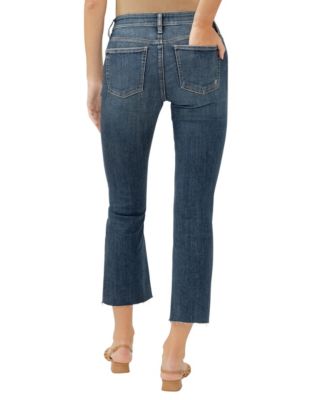 Women's Suki Mid Rise Curvy Fit Kick Flare Jeans