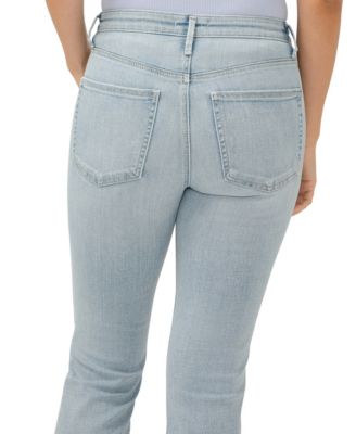 Women's Isbister High Rise Ankle Straight Leg Luxe Stretch Jeans