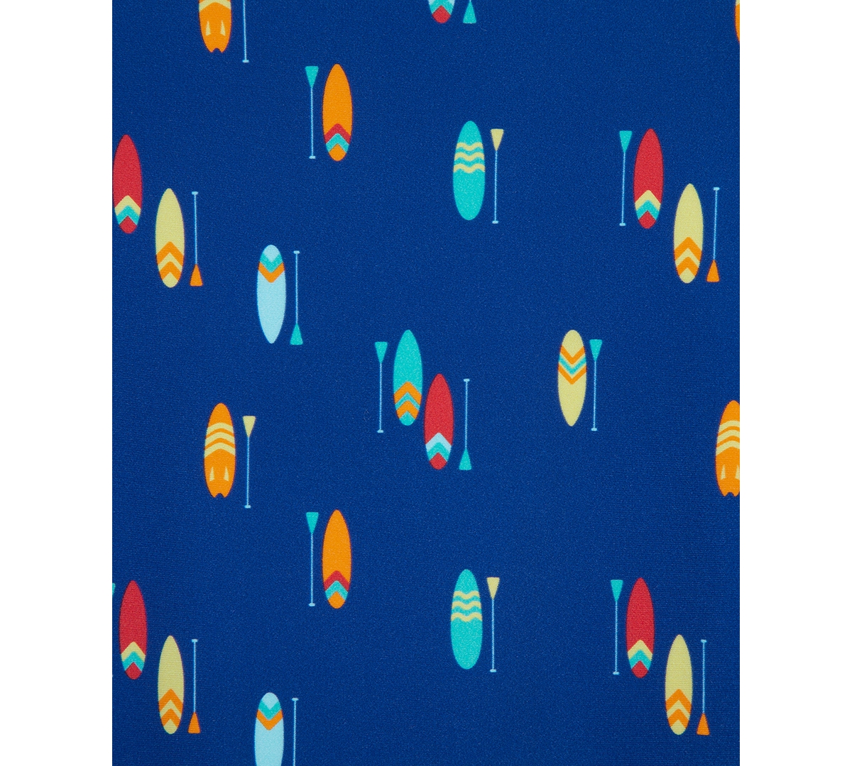 Shop Little Me Baby Boys Surf-print Long-sleeve Rash Guard One-piece In Blue