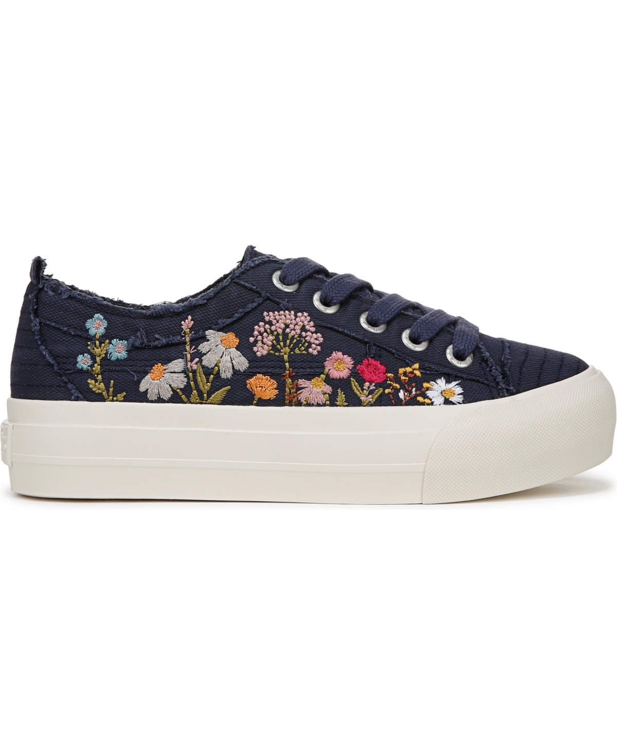 BLOWFISH MALIBU WOMEN'S SADIE-SUN EMBROIDERED LACE UP PLATFORM SNEAKERS 