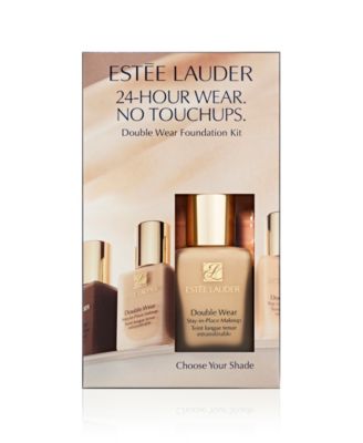 ESTÉE LAUDER Double Wear ファンデーション 3点セット Estée Lauder 3-Pc. 24-Hour Wear Foundation Kit - Only $18 with