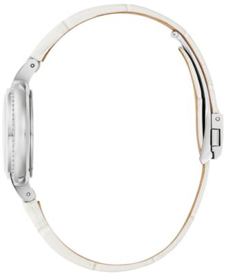 150th Anniversary Women's Rubaiyat White Leather Strap Watch 31mm