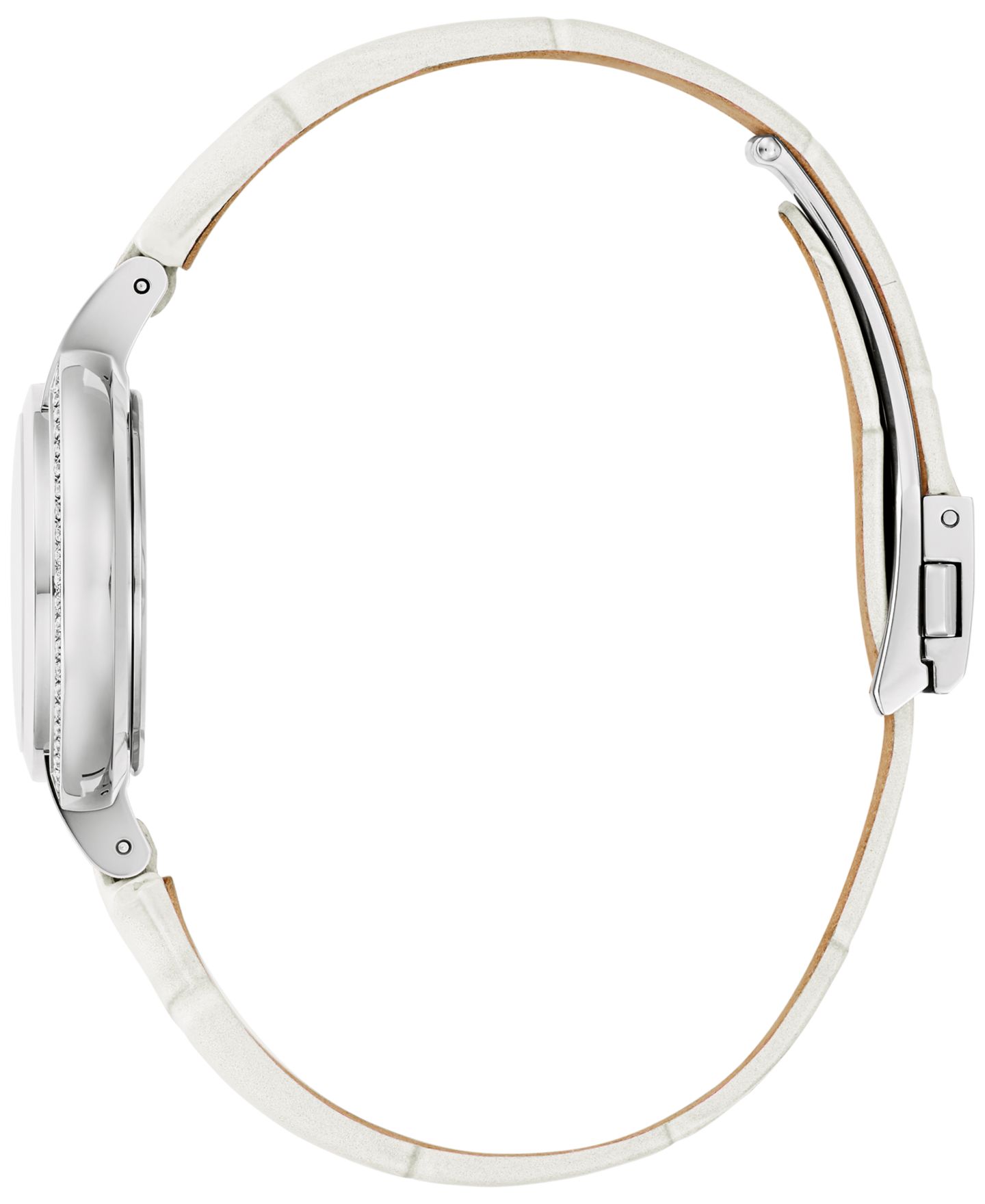 Женские часы Bulova 150th Anniversary Rubaiyat White Leather Strap Watch 31mm — фото 2