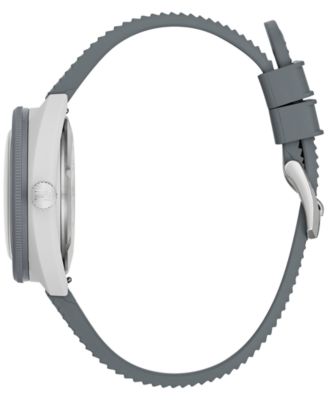 Men's Snorkel Gray HNBR Rubber Strap Watch 41mm