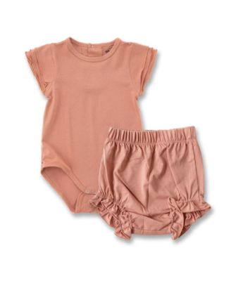 Earth Baby Outfitters Baby Girls 2-Piece Bodysuit and Bloomer Set - Rose pink 38$