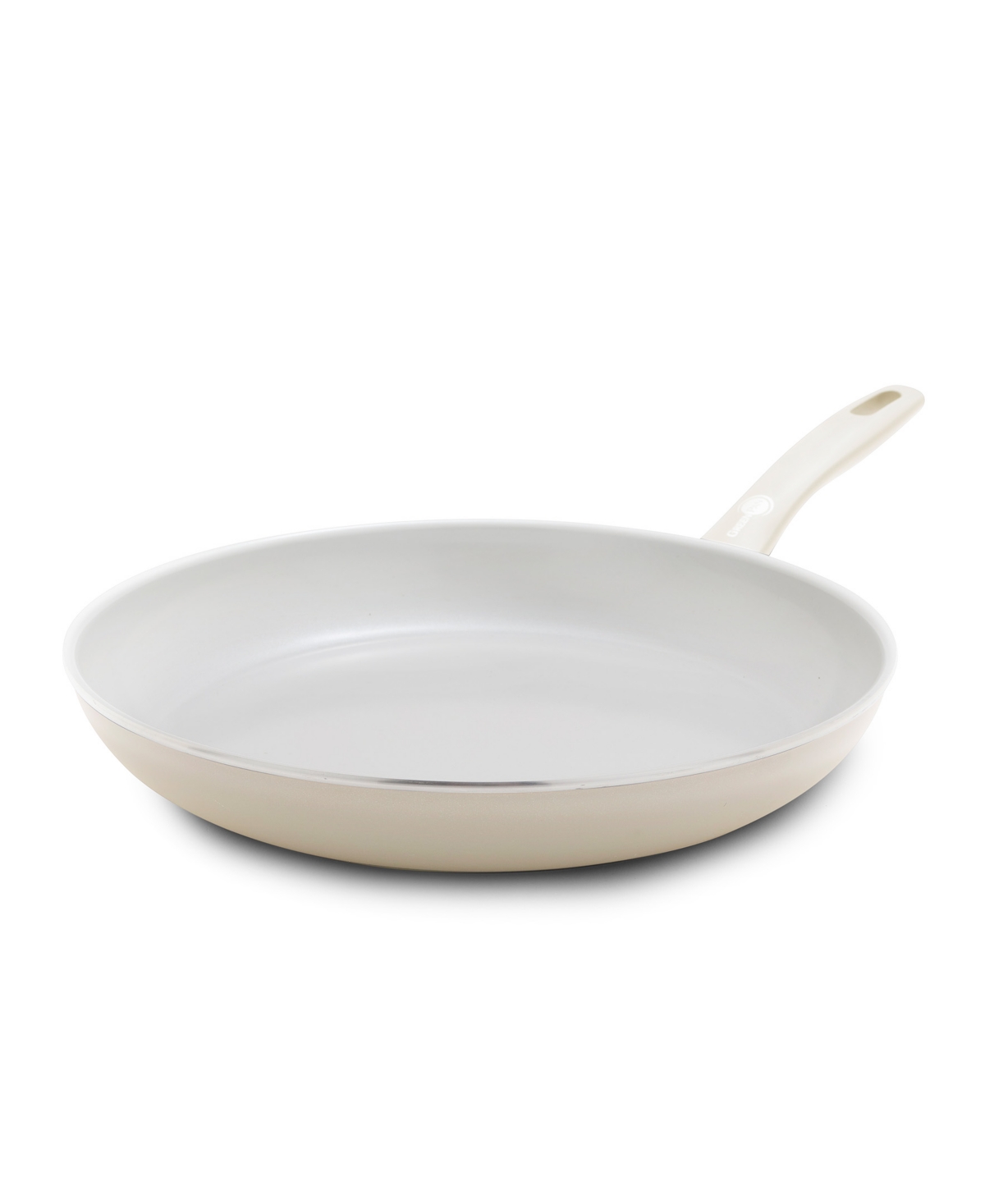 Greenpan Dover Ceramic Nonstick 12" Frypan In Cream