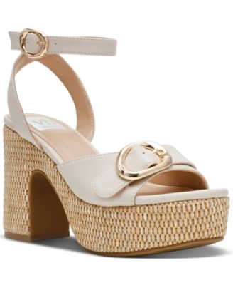 DV Dolce Vita - Women's Merie Buckle-Detail Platform Dress Sandals