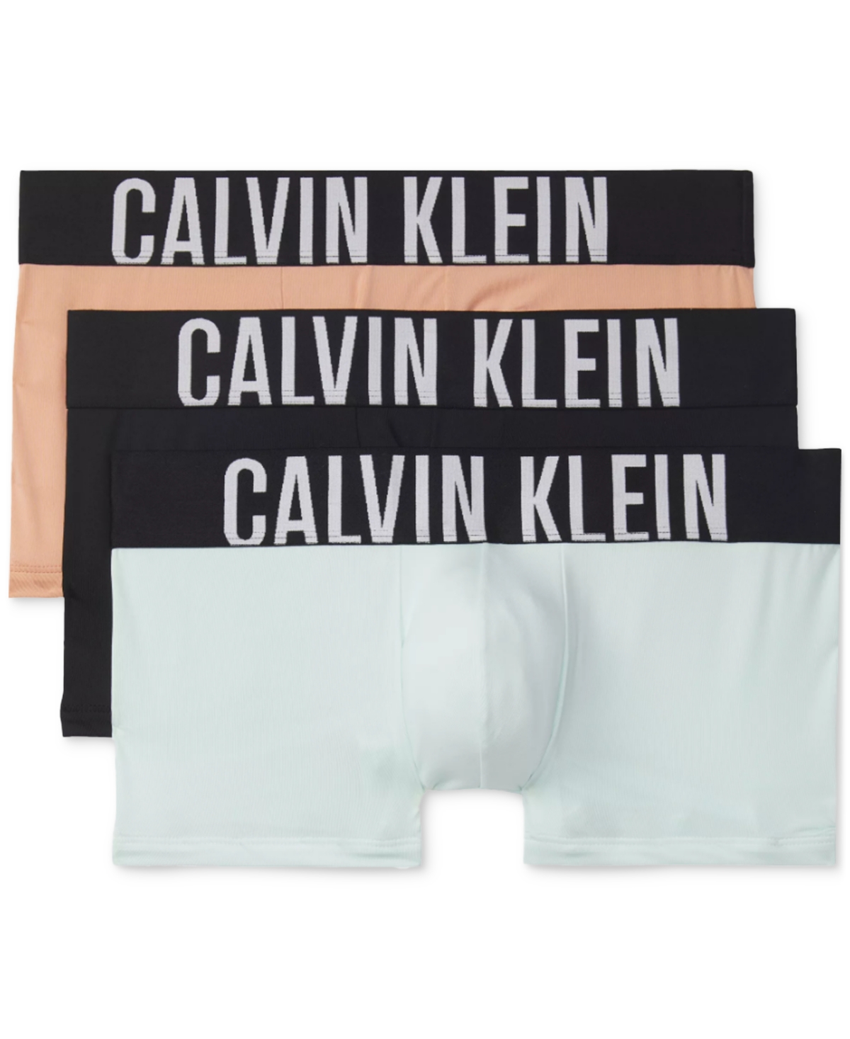 Calvin Klein Men's 3-pack Intense Power Micro Low Rise Trunks In Multi