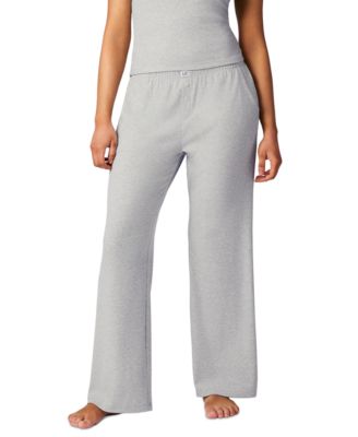 GAP - Women's Ribbed Mid-Rise Lounge Pajama Pants