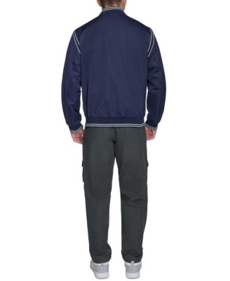 Men's Varsity Stripe Bomber Jacket