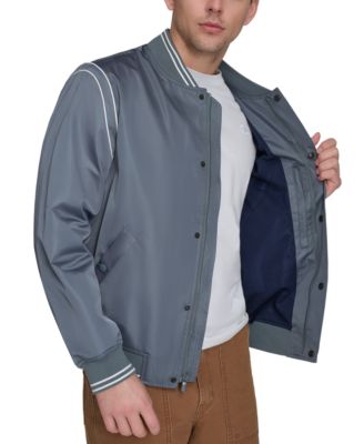 Men's Varsity Stripe Bomber Jacket