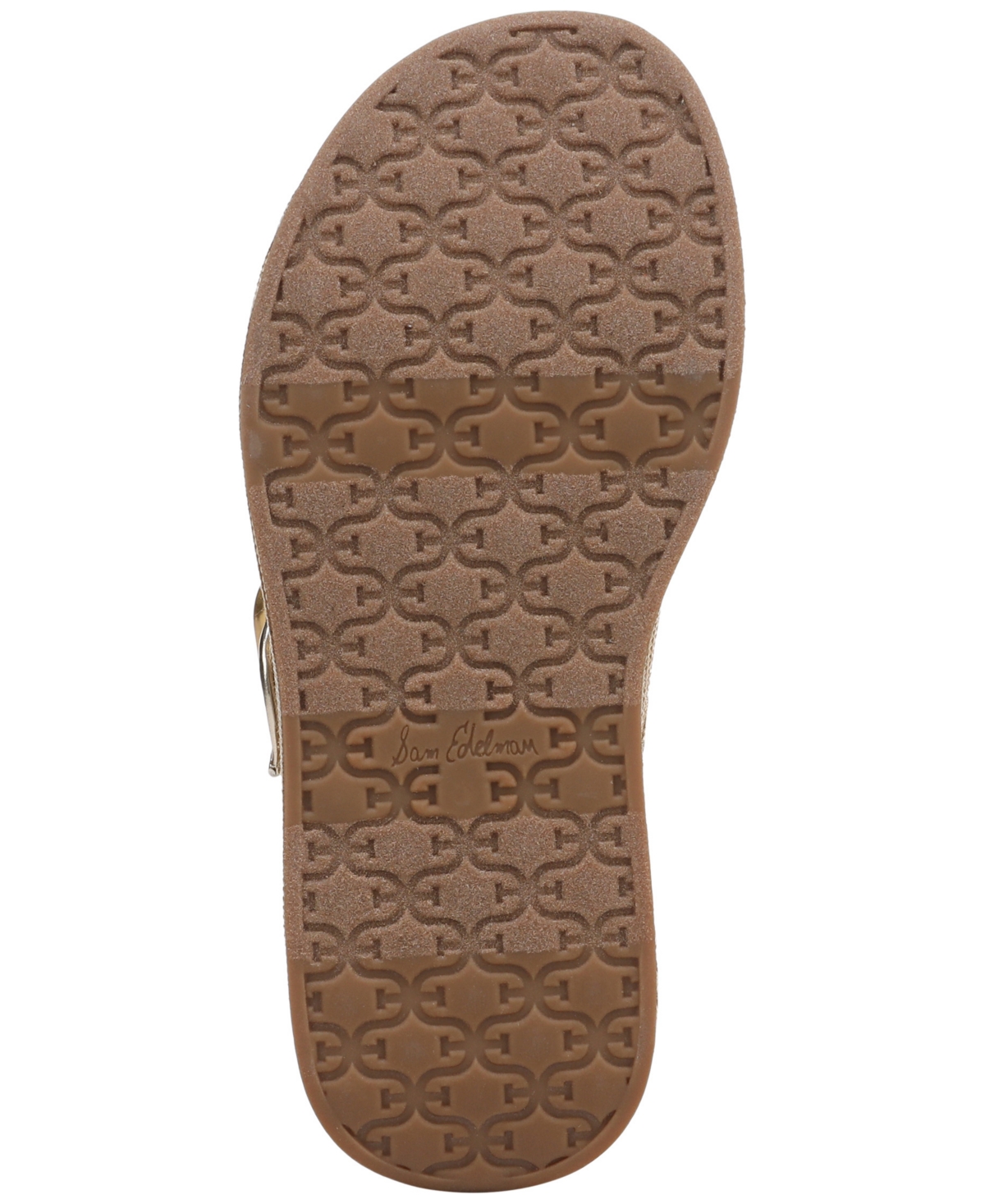 Sam Edelman Nerissa Two-strap Platform Sandal In Sunny Gold Faux Raffia