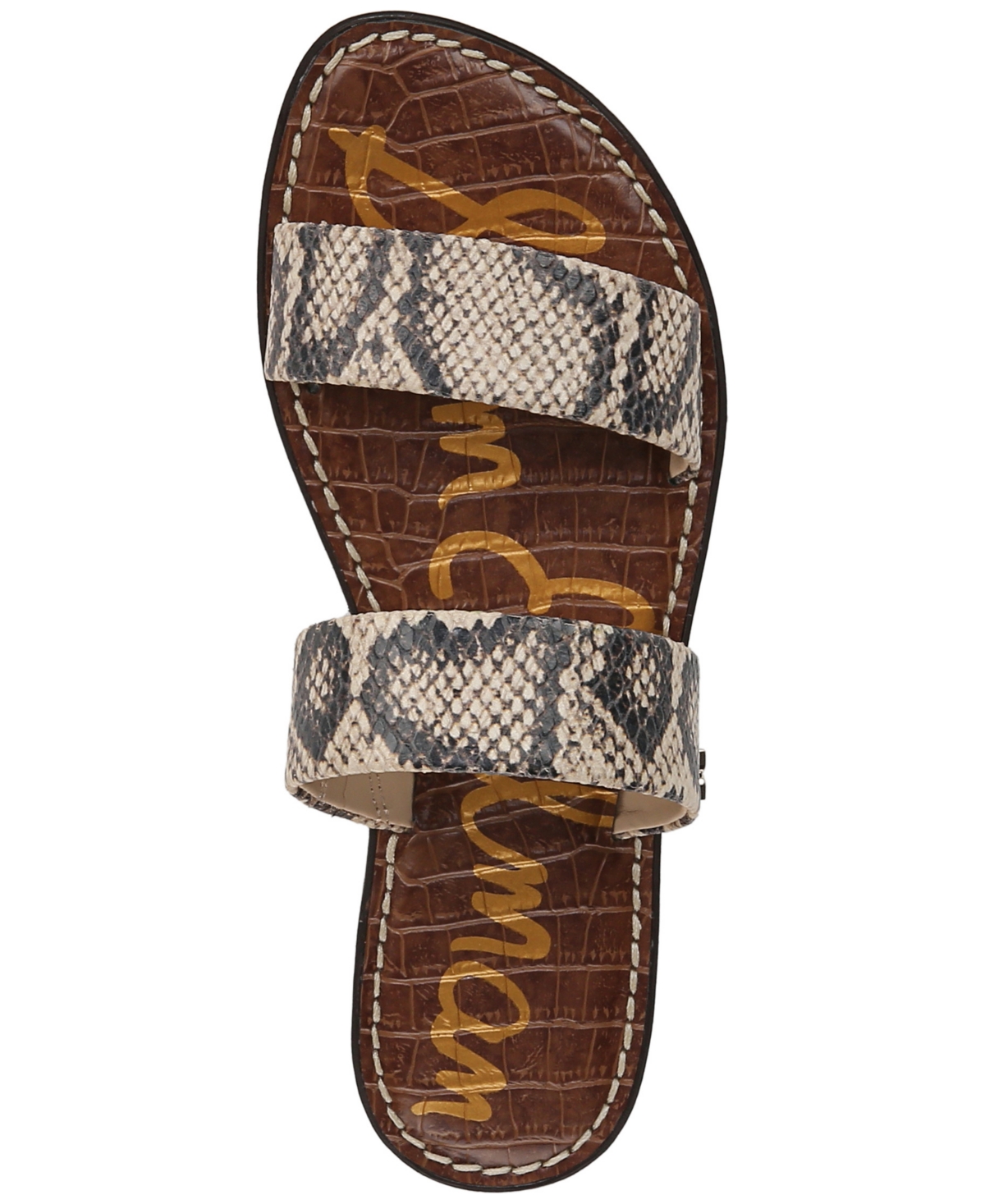 Sam Edelman Gala Slide Sandal In Roccia Leather