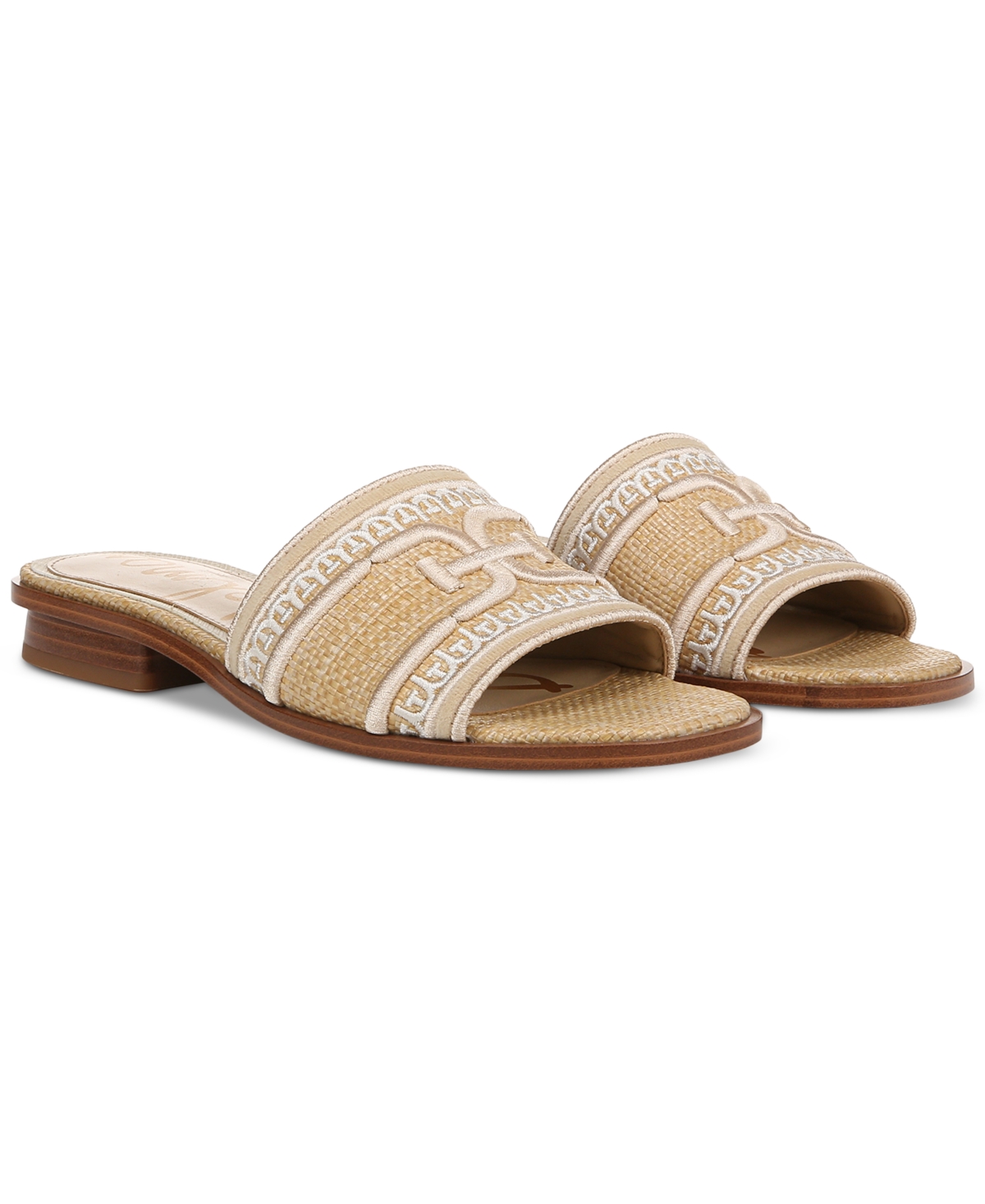 SAM EDELMAN WOMEN'S STEVIE SLIDE FLAT SANDALS 