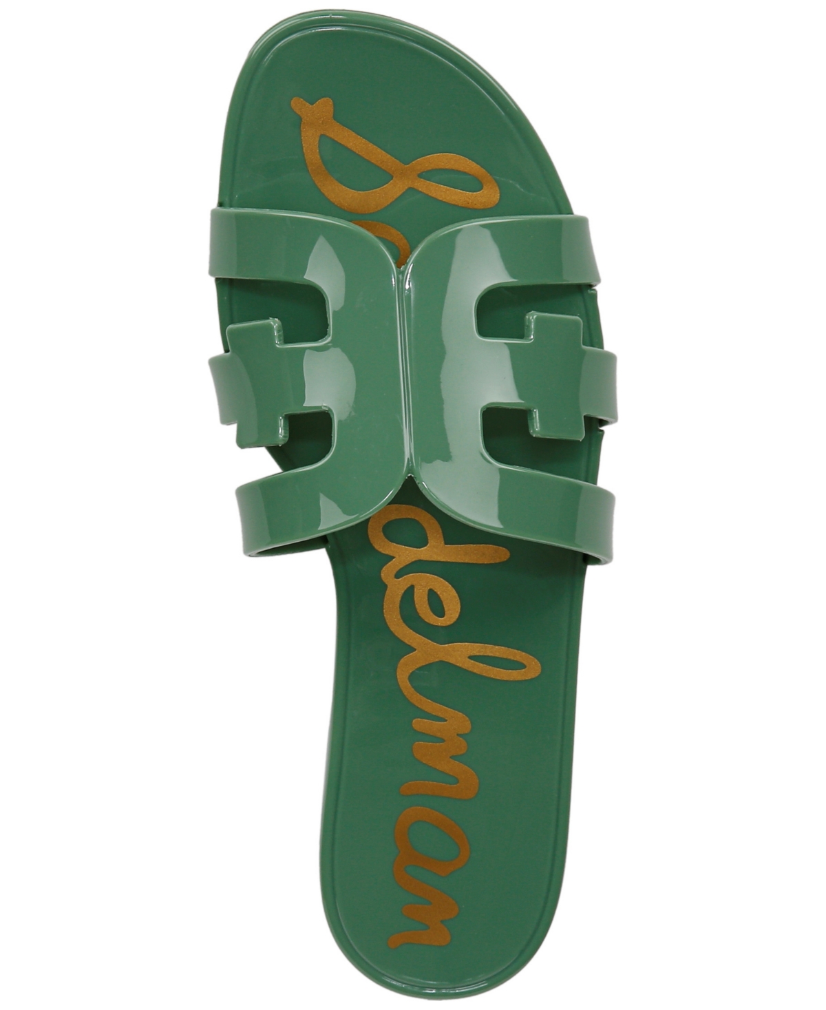 SAM EDELMAN WOMEN'S BAY JELLY SLIDE FLAT SANDALS 