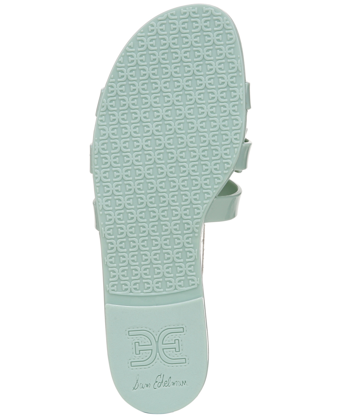 Sam Edelman Women's Bay Jelly Slide Flat Sandals In Green