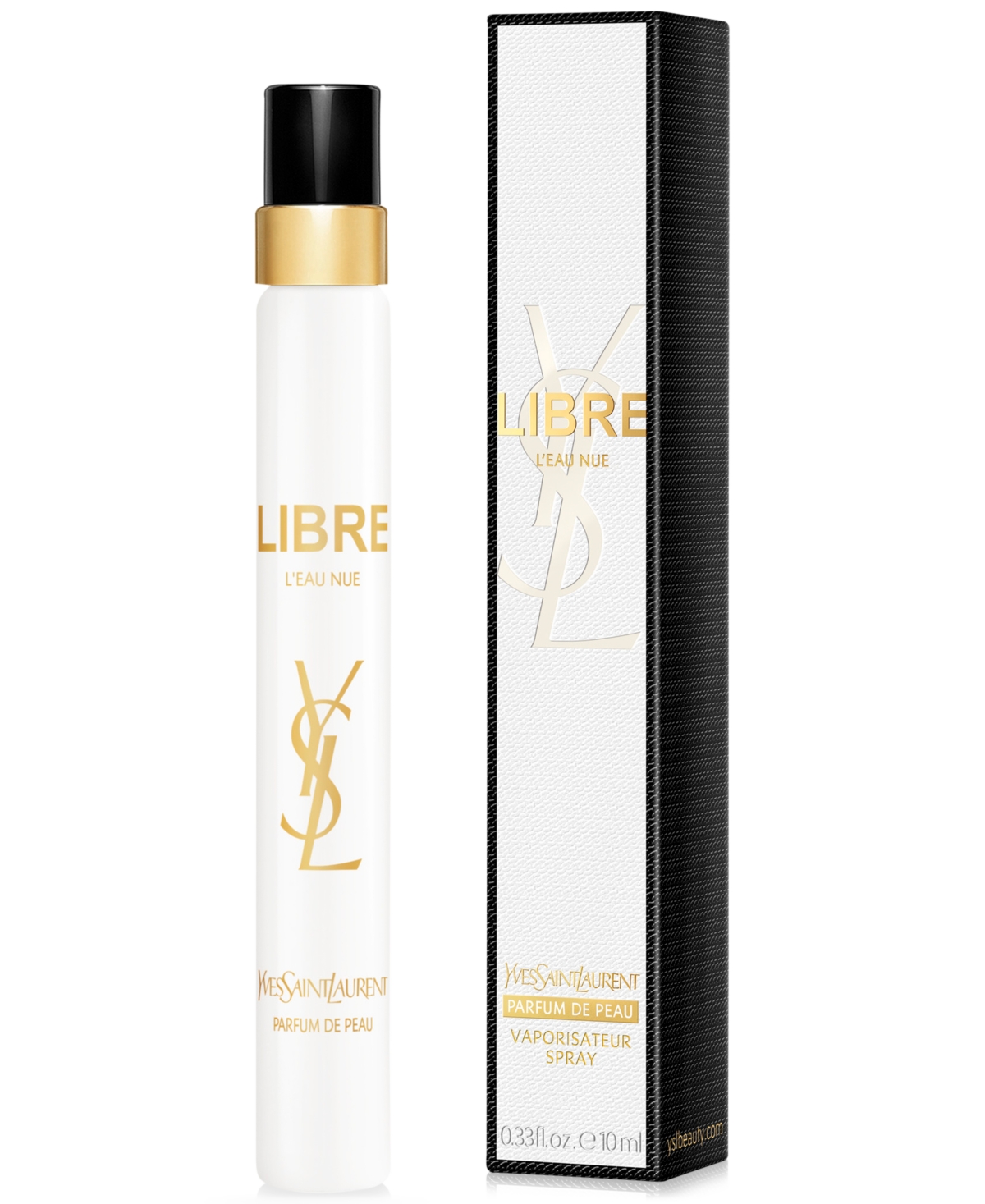 Saint Laurent Libre L'eau Nue Parfum De Peau Travel Spray, 0.33 Oz., First At Macy's In No Color