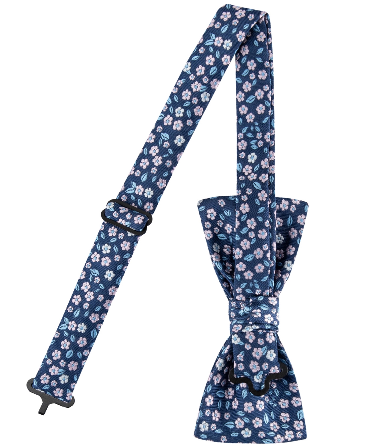 Tommy Hilfiger Big Boys Pre-tied Botanical Bow Tie In Navy,pink