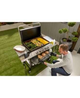 3-Burner Outdoor Propane Griddler with Broiler