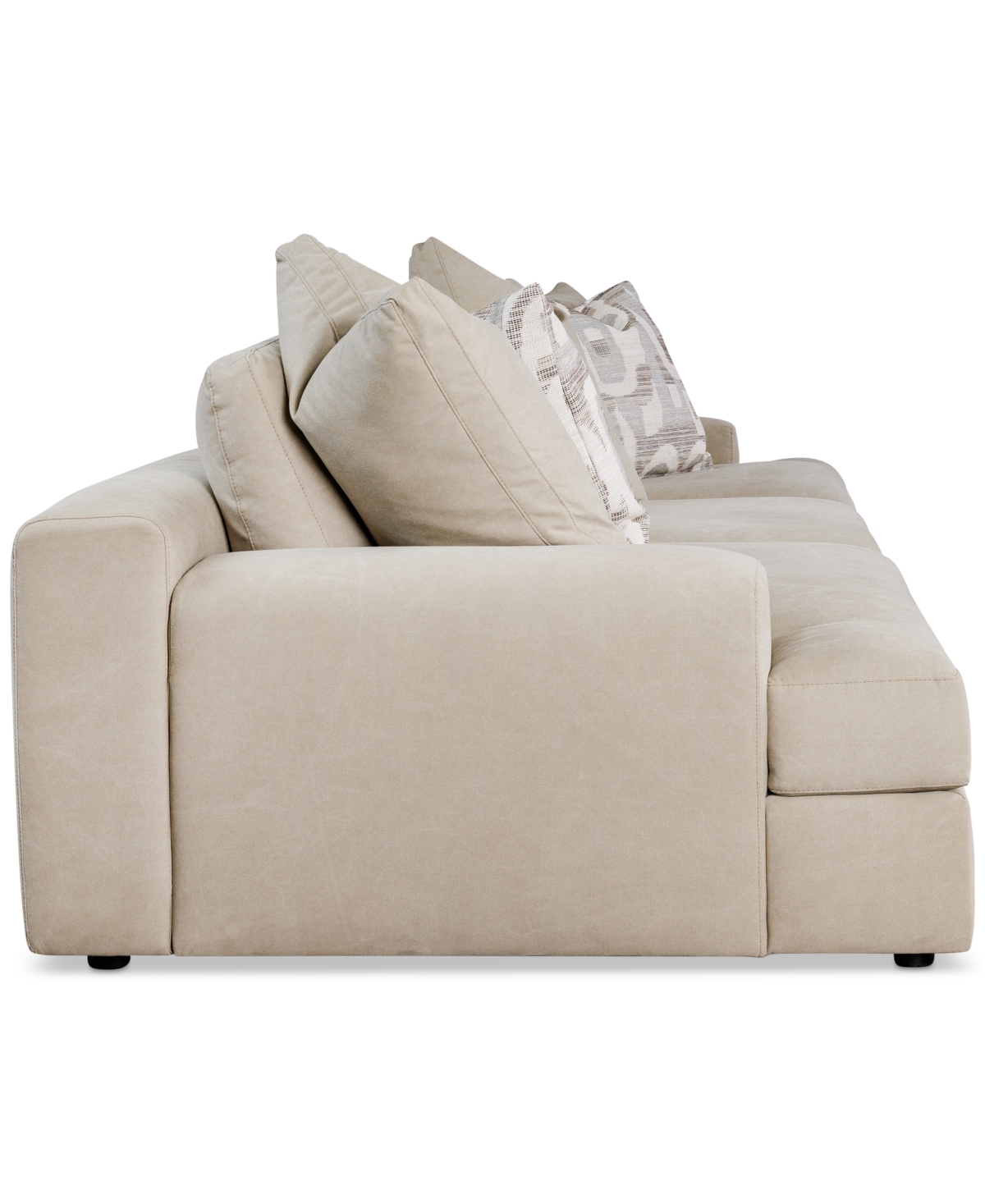Macy's Klarke 3-pc. Sofa With Deep Seating, Exclusively At  In Platinum