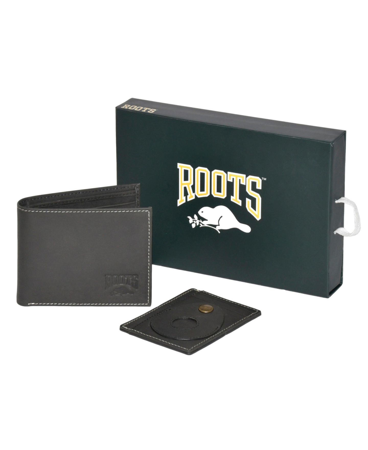 Мужской кошелёк Roots Men Slimfold Wallet — фото 1