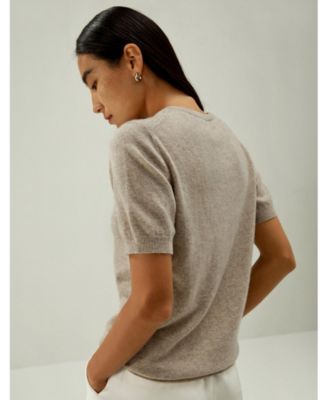 Women's Crew Neck Basic Knit Top