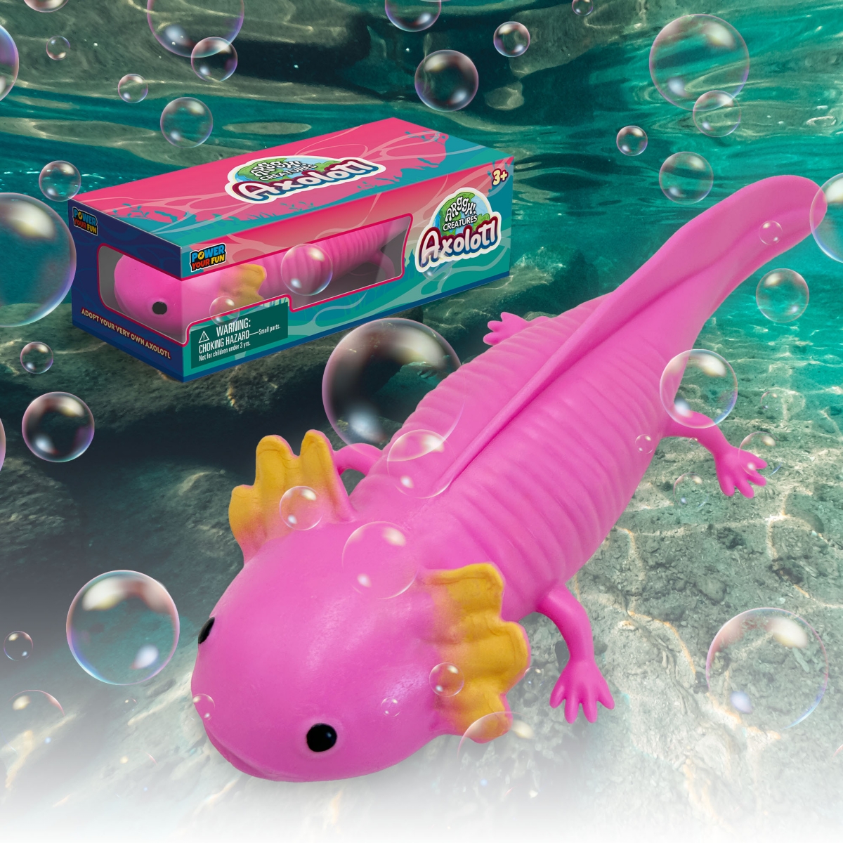 Power Your Fun Axolotl Classic Unisex Squeezable Stress Ball