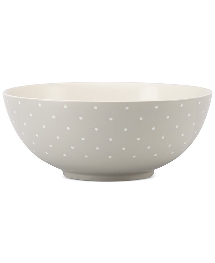 kate spade new york Larabee Dot Grey Collection Stoneware Serving Bowl &  Reviews - Serveware - Dining - Macy's