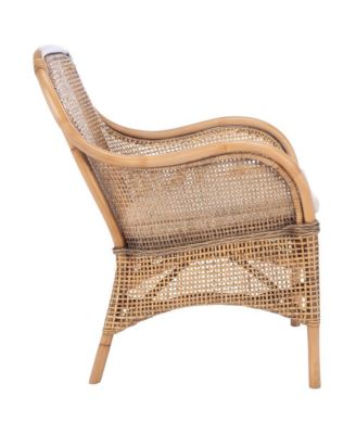 Charlie Rattan Accent Chair W/ Cushion