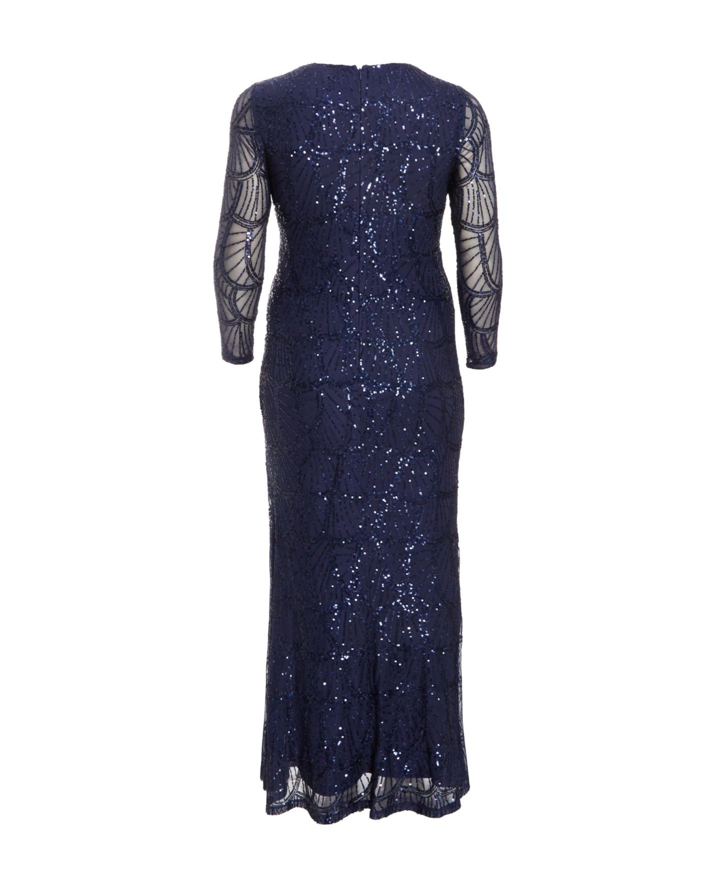 Женское платье QUIZ Sequin Maxi, цвет: Тёмно-синий — фото 4
