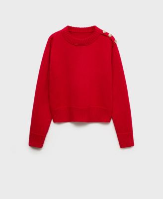 Women's Jewel Buttons Knitted Sweater