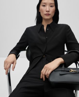 Women's Satin Silk Shirt