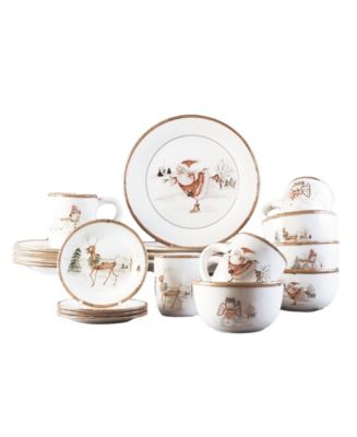 Jay Companies Christmas Twig 20-Piece Dinner Set main image 0
