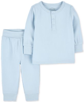 Carter's - Baby Boys 2-Pc. PurelySoft T-Shirt & Pants Set
