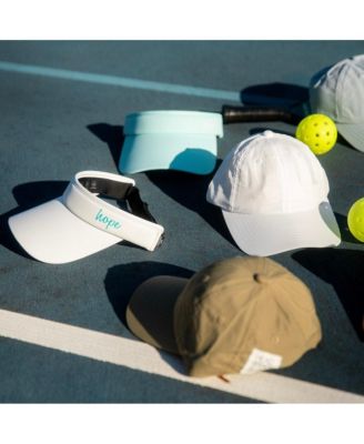 Women's Adjustable Band Sport Visor - White