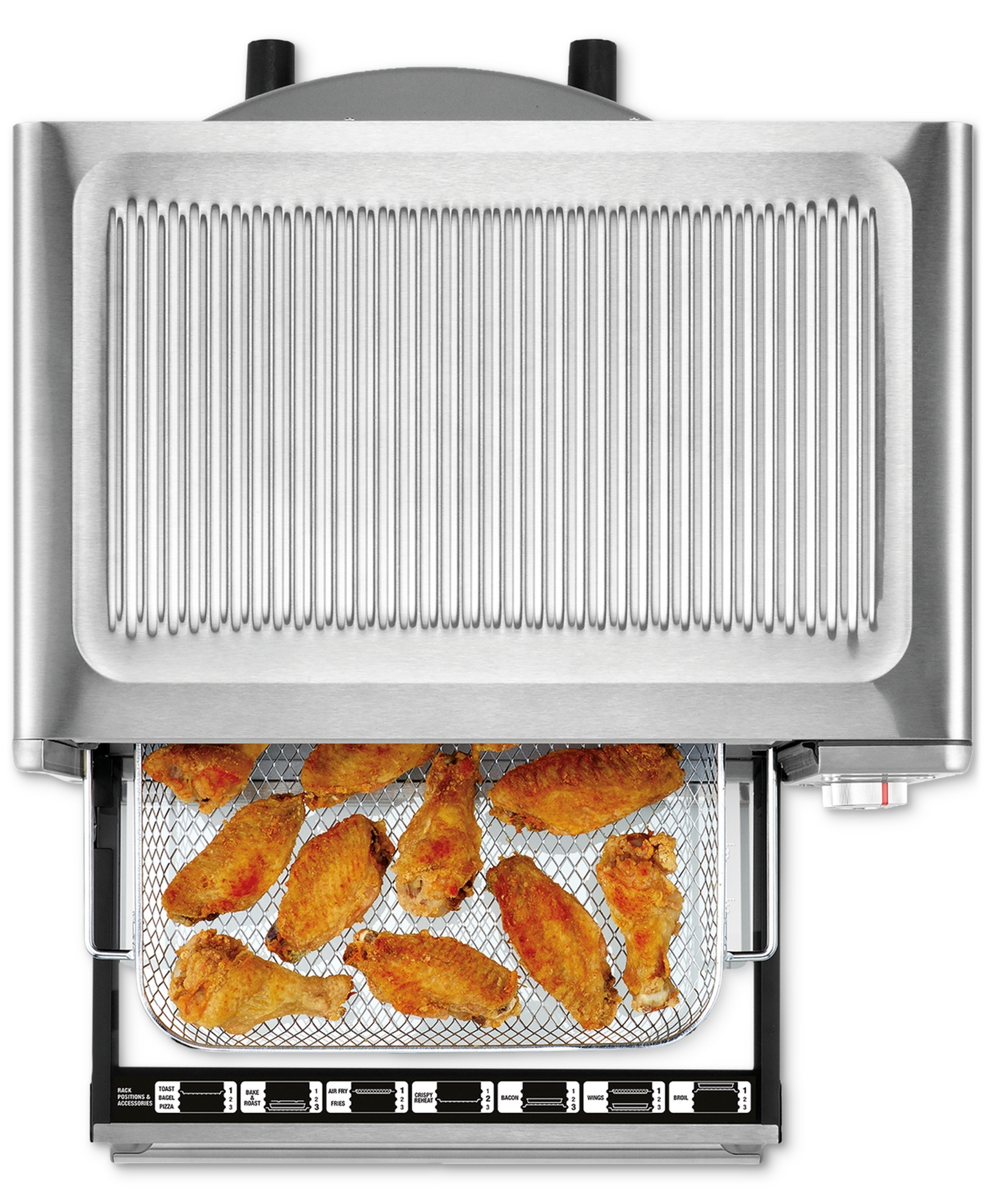 Breville The Smart Oven 10-function Air Fryer Compact In Brushed Stainless Steel