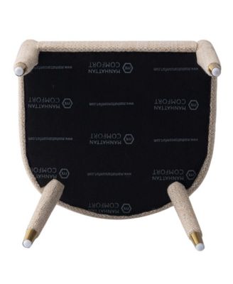 Aspen 23.2" Modern Tweed Upholstered Dining Armchair