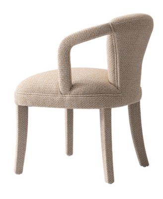 Palmer 22.8" Modern Tweed Upholstered Dining Armchair