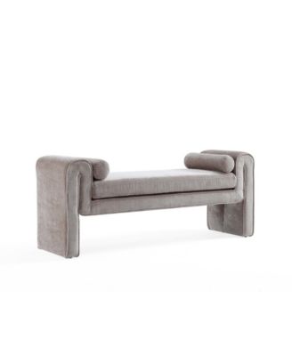Concord 59" Modern Chenille Upholstered Bench