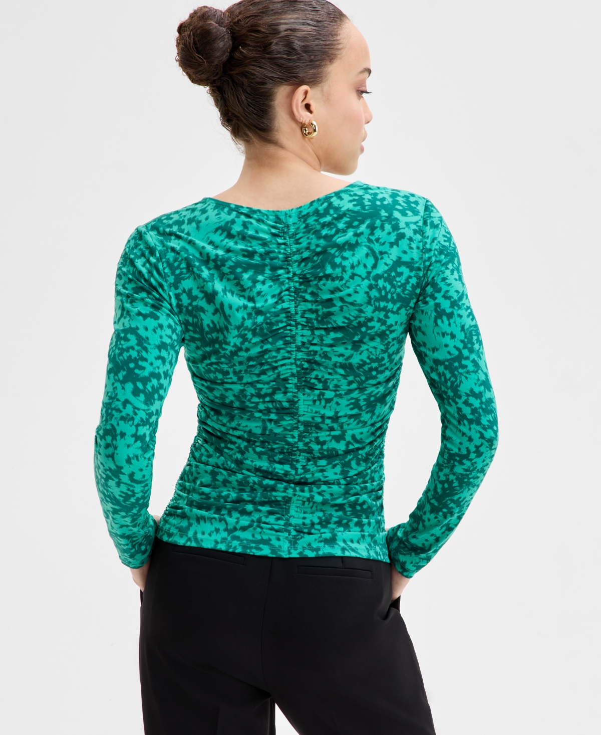 Inc International Concepts Petite Mid-rise Slim Trousers, Exclusively At Macy's In Petra Tex-