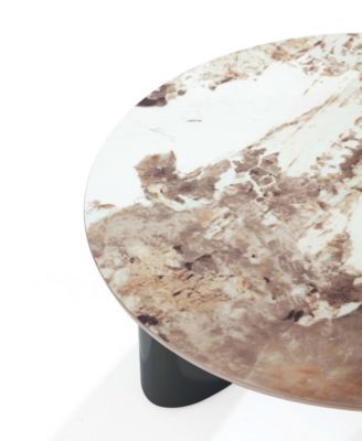 Laurel 31.49" Modern Sintered Stone Top Coffee Table