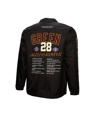 Men's Darrell Green Black Washington Commanders Coaches Button-Up Jacket