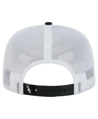 Men's Black Chicago White Sox 9FIFTY A-Frame Trucker Snapback Hat