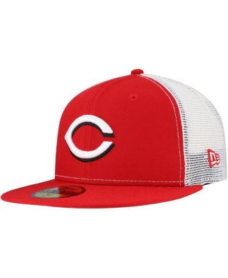 New Era - Men's Red Cincinnati Reds Team Color 59FIFTY Trucker Fitted Hat